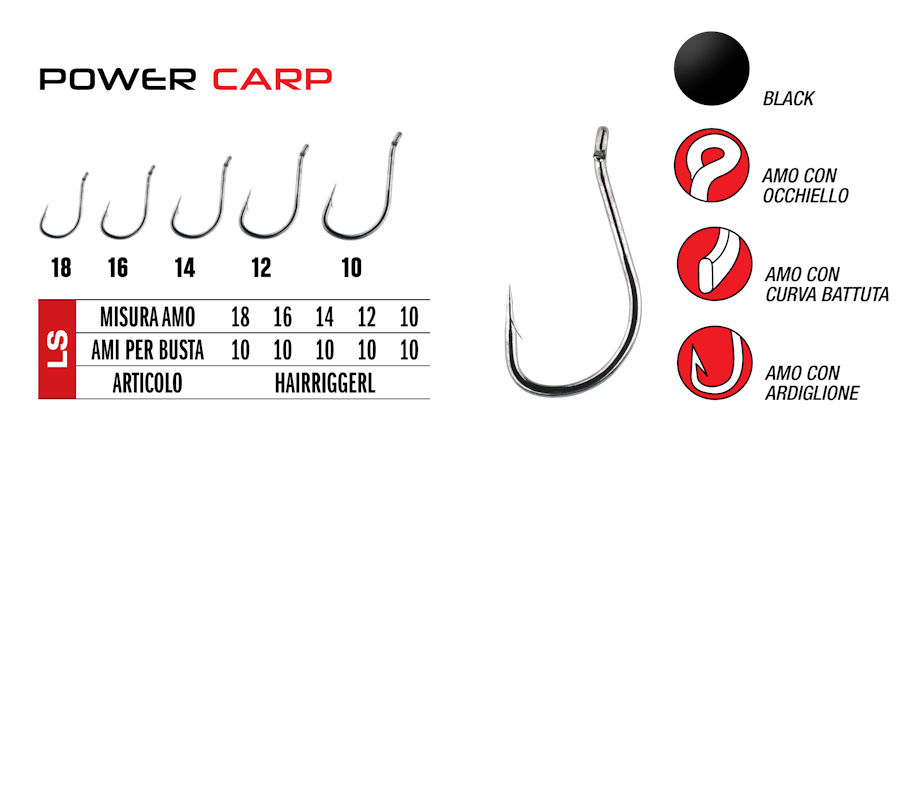 GAMAKATSU HAIR RIGGER LIGHT FASSA FEEDER POWER CARP